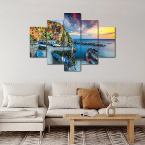 Tablou - Satul mediteranean (150x105 cm)