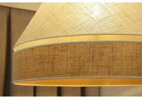 Lustră pe cablu YUTE Duolla AVIGNON 1xE27/15W/230V d. 60 cm gri/maro