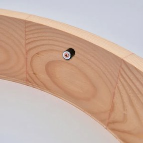 Plafonier NATURAL 2xE27/60W/230V, diametru 37 cm, pin natural