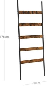 Cuier de podea NAVARO maro/negru