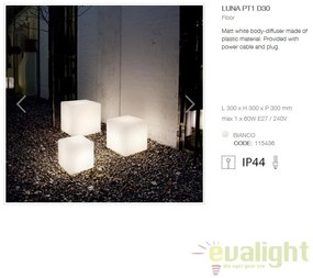 Corp iluminat decorativ exterior cu protectie IP44 LUNA PT1 D40 191584