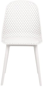 Set 4 buc scaun tip bar Erielle (alb). 1078735