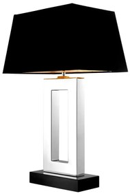 Veioza, lampa de masa LUX, finisaj stainless steel, H-71cm, Arlington 103115 HZ