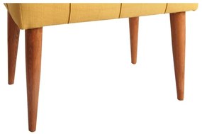 Taburet LUMI, 40 x 58 cm, galben