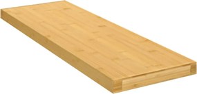 vidaXL Raft de perete, 60x20x2,5 cm, bambus