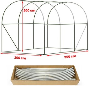 Structură de înlocuire pentru solar cu trei segmente 2 m x 3,5 m