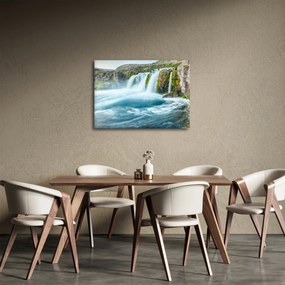 Tablou - Stânci și cascade (70x50 cm)