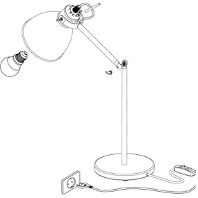 Eglo 49469 - Lampa de masa PRIDDY 1xE27/40W/230V