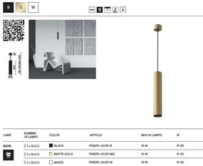 Pendul stil modern minimalist Artisan auriu