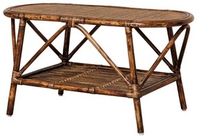 Masuta de cafea ovala, din rattan, Veracruz