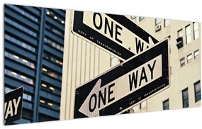 Tablou - New York ONE WAY (120x50 cm), în 40 de alte dimensiuni noi