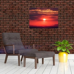 Tablou cu soarele colorat (70x50 cm)