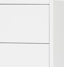 Boxie 2 sertare dulap de perete 40x40x37 cm alb