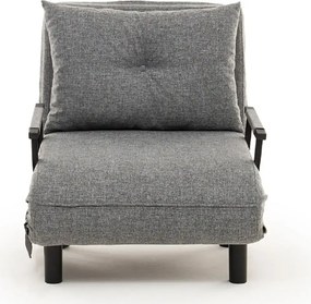 Fotoliu Extensibil,reglabil,Sento,175 x 50 cm,gri