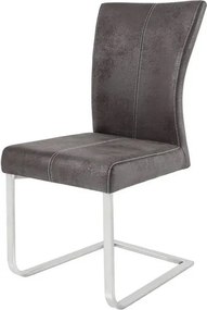 Set de 2 scaune dining sau birou, retro style, gri vintage Samson A-35768 VC