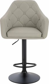 HR831W Scaun Culoare in Piele Ecologica Premium Soft cu Bază Neagră