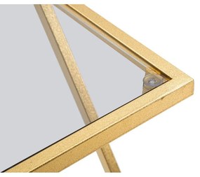 Măsuțe auxiliare cu blat din sticlă 2 buc. 40x40 cm Zet – Mauro Ferretti