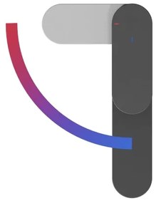 Ravak X070461 - Baterie de lavoar CHROME, 30 cm, neagră