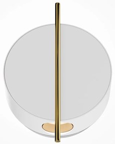 Aplica LED ambientala reglabila design modern minimalist Nuance alb/auriu