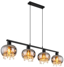 Lustră pe cablu CORRY 4xE27/9W/230V d. 21 cm Globo 15839-4H