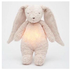 Pluș de îmbrățișat cu sunete și lumină Moonie iepuraș 2.0 organic rose