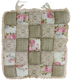 Perna pentru scaun Shabby Letice 40x40cm