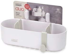 Raft pentru baie alb autoadeziv din plastic Duo – Joseph Joseph