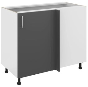 Corp Baza Colt Karo, Antracit/Alb, 98 x 50 x 80 cm