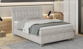 Pat tapitat tip boxspring Happy - 100 x 200 cm