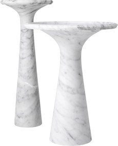 Masuta auxiliara design LUX din marmura Pompano high 113748 HZ