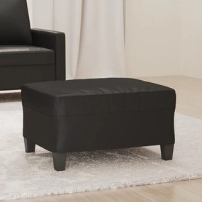 349355 vidaXL Taburet, negru, 70x55x41 cm, piele ecologică