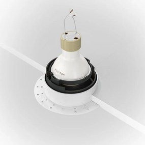 Spot incastrabil design tehnic Share alb, negru 10,2cm