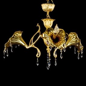 Candelabru cristal Bohemia 3 brate, diam.72cm KALA III. CE