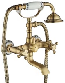 Baterie pentru cadă Rea Rustico Antique Gold