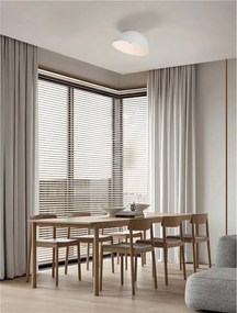 Lustra aplicata design decorativ GEA alb D-50cm