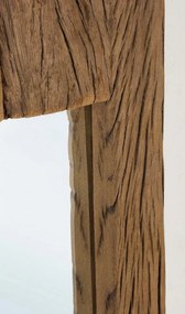 Oglinda dreptunghiulara maro din lemn reciclat, 90x25 cm, Rafter Bizzotto