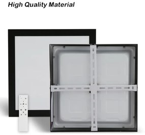 Brilagi-LED Corp de iluminat pentru baie dimerizabil FRAME SMART, LED/24W/230V, IP44, negru + telecomandă