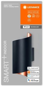 Aplică LED dimabilă SMART+ TWIST LED/12W/230V Wi-Fi Ledvance