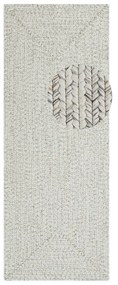 Covor alb/bej de exterior 200x80 cm - NORTHRUGS