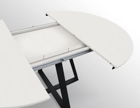 Masa Melania rotunda extensibila 120 cm - GRI CIMENT