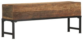 282886 vidaXL Bancă, 120 cm, lemn masiv reciclat