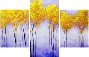 Tablou - Copaci galbeni (90x60 cm)