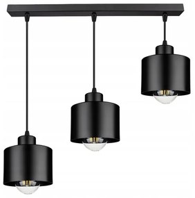 Lustră pe cablu 3xE27/35W/230V negru