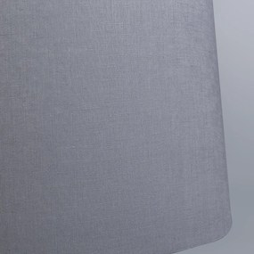 Abajur din in gri închis 45 cm