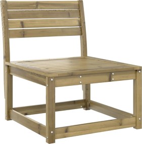 vidaXL Canapea de grădină, lemn de pin tratat