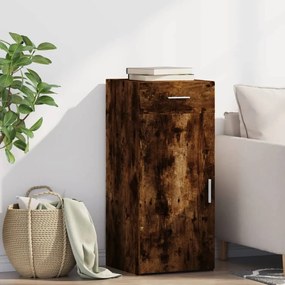 vidaXL Dulap, stejar fumuriu, 40x42,5x93 cm, lemn prelucrat