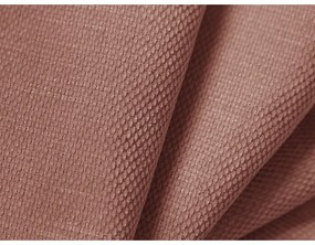 Pat matrimonial roz deschis tapițat cu spațiu de depozitare și somieră 140x200 cm Brody – Mazzini Beds