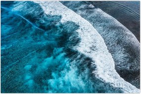 Tablou - Valuri pe mare (90x60 cm)