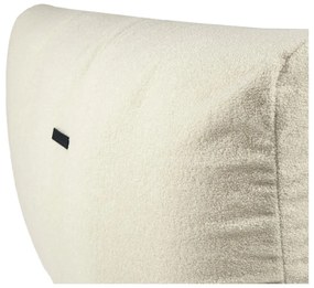 Fotoliu bean bag crem cu tapițerie din țesătură bouclé Sofa Seat Lounge – SLOWDOWN