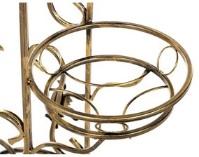 Suport de flori 90x65 cm auriu